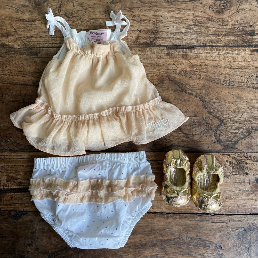 Rare Vintage Juicy Couture 3-Piece Baby Set (Circa 2010)